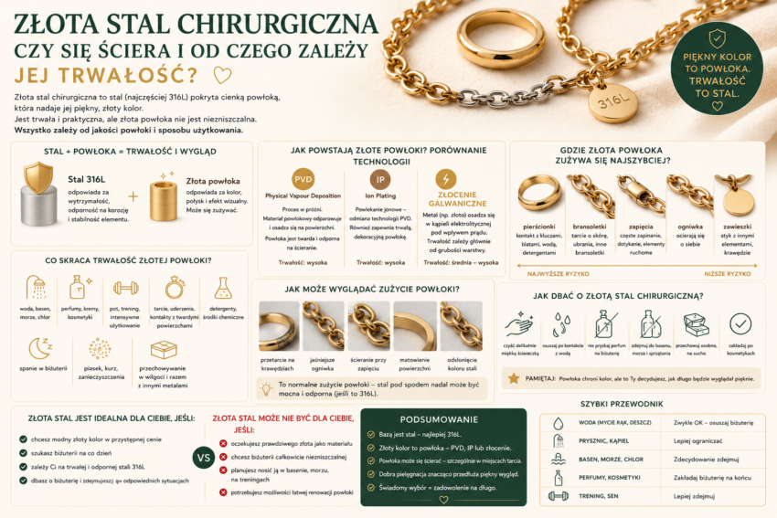 Złota stal chirurgiczna